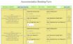 Accommodation Reservation Booking Form